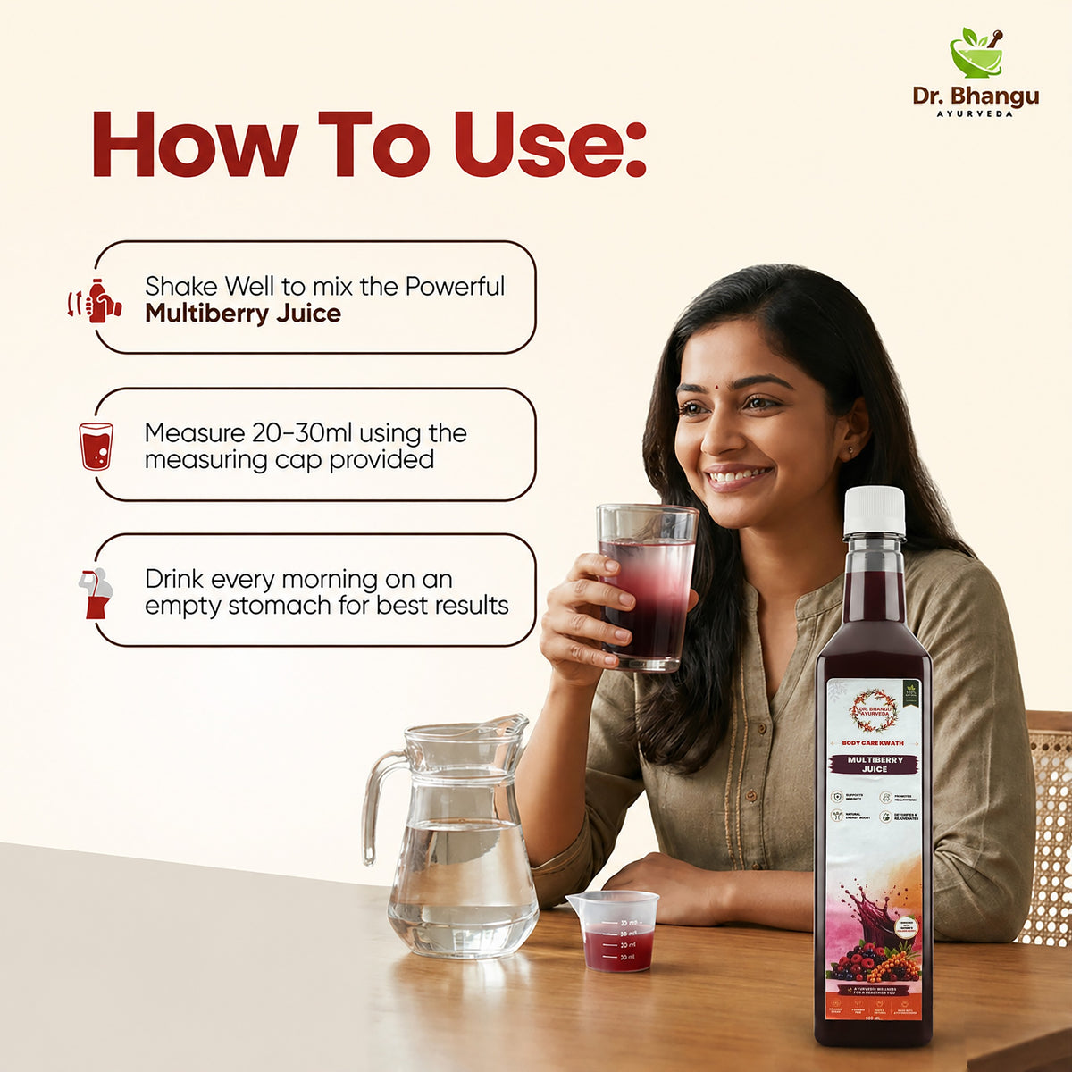 Dr Bhangu‘s Multi Berry Juice with Seabuckthorn – 100% Natural Immunity Booster, (500ml)